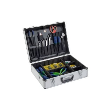 Aluminum Tool Case 18 X 14 X 6 With Tool Panel, Foam And Dividers